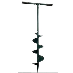 Socoje Dia. 22mm Pipe Portable Loose Soil Manual Auger Drill Garden Screw Earth Auger Socoje Dia. 22mm Pipe Portable Loose Soil Manual Auger Drill Garden Screw Earth Auger