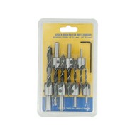7PCS Round Shank 5 Flute Wood Countersink Drill Bit Set for Wood Screw 7PCS Round Shank 5 Flute Wood Countersink Drill Bit Set for Wood Screw