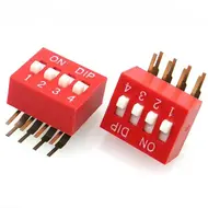 2.54mm Dip Switch Right Angle Slide Switch Blue Red Black DA series right angle type Side pull switch 2.54mm Dip Switch Right Angle Slide Switch Blue Red Black DA series right angle type Side pull switch