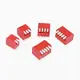 Piano key style 2.54MM dip switch bent foot red side dial DIP plug 2/3/4/5/6/8/10P position Side switch Piano key style 2.54MM dip switch bent foot red side dial DIP plug 2/3/4/5/6/8/10P position Side switch