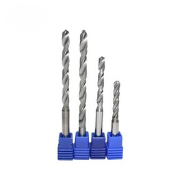 CNC Factory Customized HRC55 Drill Bit 2 Flutes Tungsten Milling Cutters Twist Drill Bit for Steel CNC Factory Customized HRC55 Drill Bit 2 Flutes Tungsten Milling Cutters Twist Drill Bit for Steel