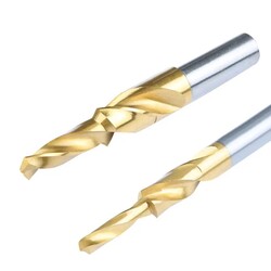 HSS Two-Stage Step Drill Bit 90 Deg 180 Deg M3 M4 M5 HSS Two-Stage Step Drill Bit 90 Deg 180 Deg M3 M4 M5