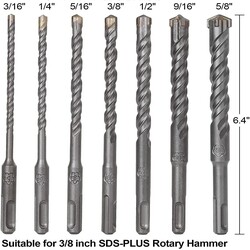 SDS Plus Hammer Electrical Drill Bit Concrete Bits for Hammer Stone Drill SDS Plus Hammer Electrical Drill Bit Concrete Bits for Hammer Stone Drill
