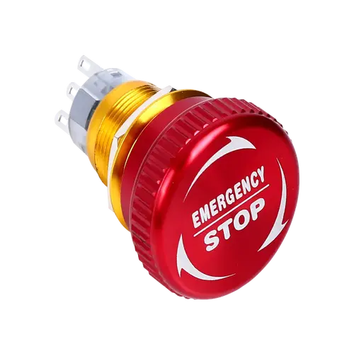 16/19/22mm SOCOJE EMO Metal/Plastic Emergency Stop Push Button Switch with box warning ring 16/19/22mm SOCOJE EMO Metal/Plastic Emergency Stop Push Button Switch with box warning ring