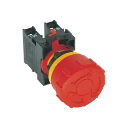 16/19/22mm SOCOJE EMO Metal/Plastic Emergency Stop Push Button Switch with box warning ring