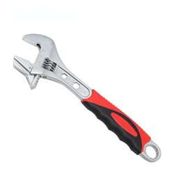12 Inch Adjustable Wrench Injected Grip 12" Plumbing Hand Spanner Hand Tool 12 Inch Adjustable Wrench Injected Grip 12" Plumbing Hand Spanner Hand Tool