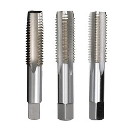 1/4"-20 UNC HSS Hand Tap Set Straight Flute Hand Use Thread Cutting Taps for Metal Pipe Plastic Aluminum 1/4"-20 UNC HSS Hand Tap Set Straight Flute Hand Use Thread Cutting Taps for Metal Pipe Plastic Aluminum