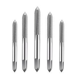 HSS Screw Tap Drill Bit M3-M8 Metric Straight Flute Thread Tap Drill Bits Set Hand Screw Tap HSS Screw Tap Drill Bit M3-M8 Metric Straight Flute Thread Tap Drill Bits Set Hand Screw Tap