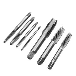 M1-M13 HSS Metric Straight Fluted Machine Tap Set Hand Tools Plumbing Kit Including Plug Tap Drill Bits Case Packaged M1-M13 HSS Metric Straight Fluted Machine Tap Set Hand Tools Plumbing Kit Including Plug Tap Drill Bits Case Packaged