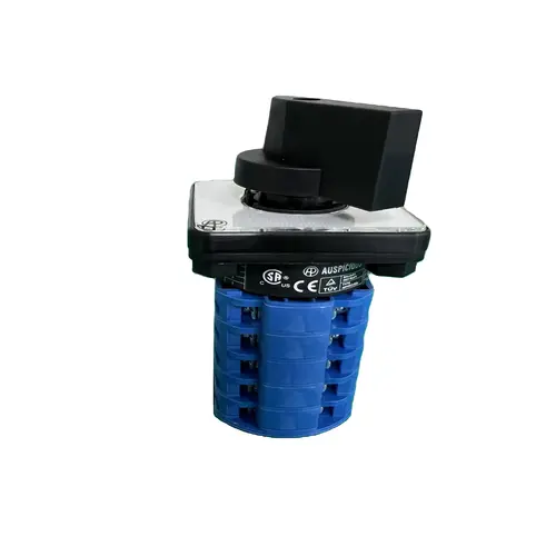 Industrial ON-OFF Rotary Cam Selector Switch 0-1 Changeover 16A-80A Plastic Material for Instruments Industrial ON-OFF Rotary Cam Selector Switch 0-1 Changeover 16A-80A Plastic Material for Instruments