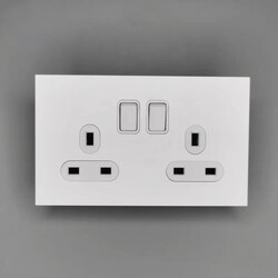 industrial multi plug sockets and stainless steel touchless switch of universal multi plug sockets with uk electric wall sock