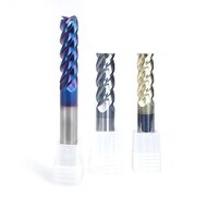 65 Degree Blue Nano Milling Cutter Tool for Metal Spiral 45 Degree End Mills for Stainless Steel 4 6 8mm 65 Degree Blue Nano Milling Cutter Tool for Metal Spiral 45 Degree End Mills for Stainless Steel 4 6 8mm