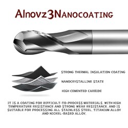 Wide Range of Applications 4-100 End Mill 70°Dynamic Milling of U-slots Ball Milling Cutter Wide Range of Applications 4-100 End Mill 70°Dynamic Milling of U-slots Ball Milling Cutter