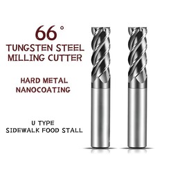 Factory Direct Precise Size High Verticality Tungsten Steel 66° Flat End Milling Cutter Factory Direct Precise Size High Verticality Tungsten Steel 66° Flat End Milling Cutter
