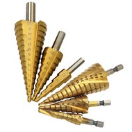 Step Drill Bit Metric Pagoda Shape Hole Cutter HSS Steel Cone Drill Bit Step Drill Bit Metric Pagoda Shape Hole Cutter HSS Steel Cone Drill Bit