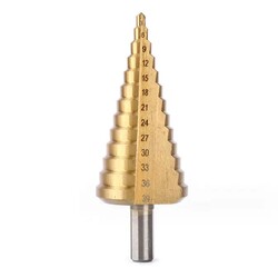 4-39mm Pagoda Drill With Triangular Shank Straight groove Reaming Step Drill Bit 4-39mm Pagoda Drill With Triangular Shank Straight groove Reaming Step Drill Bit