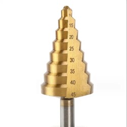 4-39mm Pagoda Drill With Triangular Shank Straight groove Reaming Step Drill Bit 4-39mm Pagoda Drill With Triangular Shank Straight groove Reaming Step Drill Bit