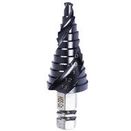M35 Cobalt Titanium Aluminium Nitride HSS High Speed Steel 4-32MM Straight Flute Triangular Shank Pagoda Step Drill Bits M35 Cobalt Titanium Aluminium Nitride HSS High Speed Steel 4-32MM Straight Flute Triangular Shank Pagoda Step Drill Bits