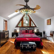 Ceiling Fan Pull Chains 13.6 Inches Fan Pulls 2 Pcs Ceiling Fan Pull Cord Fan Pull Set Pull Switches for Ceiling Fan Light and Lamps