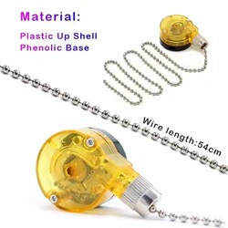 3A 6A 125V 250V Zing Ear Pull Chain Switch 2 Speed Ceiling Fan Switch Pull Chain Switch Pull Switches for Fan  3A 6A 125V 250V Zing Ear Pull Chain Switch 2 Speed Ceiling Fan Switch Pull Chain Switch Pull Switches for Fan