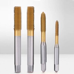 Hss Machine Roll Forming Threading Metal Taps Titanium Tapping Tool M1-M6 Hss Machine Roll Forming Threading Metal Taps Titanium Tapping Tool M1-M6