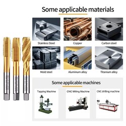 Bright Finishing HSS Forming Tap | Titanium Plated Taps for High-Precision Threading in Steel Aluminum and Custom Machining Bright Finishing HSS Forming Tap | Titanium Plated Taps for High-Precision Threading in Steel Aluminum and Custom Machining