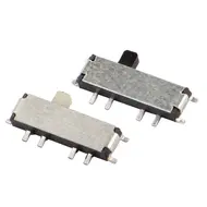 SOCOJE Slide Switches Mini Slide Switch 8pins 1P3T SP3T Right Angle SMT SMD PCB 1.50mm Height SOCOJE Slide Switches Mini Slide Switch 8pins 1P3T SP3T Right Angle SMT SMD PCB 1.50mm Height