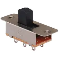 SOCOJE Slide Switches Panel Mount Slide Switch DPDT Solder Terminals 5.5mm Travel SOCOJE Slide Switches Panel Mount Slide Switch DPDT Solder Terminals 5.5mm Travel