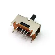Toggle Switch 6 Pin Terminals Right Angle 3 Position On-off-on Slide Switch 2 Poles 3Throw Switch Toggle Switch 6 Pin Terminals Right Angle 3 Position On-off-on Slide Switch 2 Poles 3Throw Switch