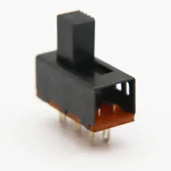 Slide switch 3 pins black button base 0.5A250v