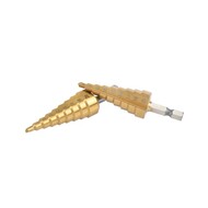 Good Abrasion Resistance HSS Step Drill Straight Flute Step Drill Bit Burr Free Vibration Free Drilling Good Abrasion Resistance HSS Step Drill Straight Flute Step Drill Bit Burr Free Vibration Free Drilling