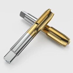 China Factory Coated Straight Tap Grooved Spiral HSS Tap with Spiral Point China Factory Coated Straight Tap Grooved Spiral HSS Tap with Spiral Point