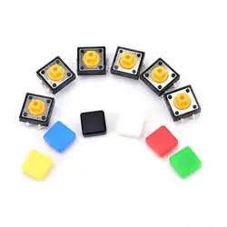 Tactile Push Button Switch Tactile Switches Momentary Micro Switch Button + Tact Cover Tactile Push Button Switch Tactile Switches Momentary Micro Switch Button + Tact Cover