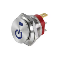 Dial Switch 22m Customized Power Logo metal push button switch illuminate Dial Switch 22m Customized Power Logo metal push button switch illuminate