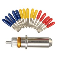 30/45/60 Degree Vinyl Cutter Blade for Roland Cutting Plotter with Holder 15pcs  30/45/60 Degree Vinyl Cutter Blade for Roland Cutting Plotter with Holder 15pcs