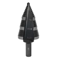 Best Quality  6542 Nitriding Black Step Drill Bit for Metal 3/8 inch Hex Shank 7/8 to 1-3/8 inch Cone Drill Bit Pagoda Drill Best Quality  6542 Nitriding Black Step Drill Bit for Metal 3/8 inch Hex Shank 7/8 to 1-3/8 inch Cone Drill Bit Pagoda Drill