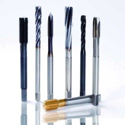 Metric Plug Hand Tap Set - Spiral Point, Straight Fluted, for Screw Threads Metric Plug Hand Tap Set - Spiral Point, Straight Fluted, for Screw Threads