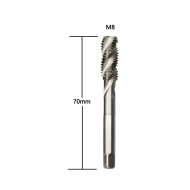 M8 unc 1/2-13 machine steel spiral flute taps thread M8 unc 1/2-13 machine steel spiral flute taps thread