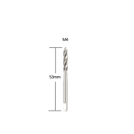 Harder  M4*0.7mm Screw Spiral Flute Tap Square Thread Metric Plug Tapp Drill Bit for Sale Harder  M4*0.7mm Screw Spiral Flute Tap Square Thread Metric Plug Tapp Drill Bit for Sale