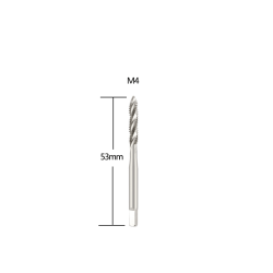 Harder  M4*0.7mm Screw Spiral Flute Tap Square Thread Metric Plug Tapp Drill Bit for Sale Harder  M4*0.7mm Screw Spiral Flute Tap Square Thread Metric Plug Tapp Drill Bit for Sale