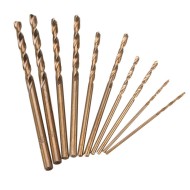 Socoje 10pcs  M35 Cobalt Twist Drill Bit Set 1/1.5/2/2.5/3mm High Speed Steel Drill Bits Socoje 10pcs  M35 Cobalt Twist Drill Bit Set 1/1.5/2/2.5/3mm High Speed Steel Drill Bits