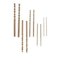 Socoje 10pcs  M35 Cobalt Twist Drill Bit Set 1/1.5/2/2.5/3mm High Speed Steel Drill Bits Socoje 10pcs  M35 Cobalt Twist Drill Bit Set 1/1.5/2/2.5/3mm High Speed Steel Drill Bits