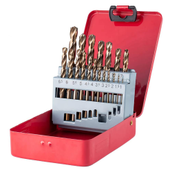 Socoje M35 Cobalt Drill Bit Set -Co Jobber Length Twist Drill Bits with Metal Case for Stainless Steel Wood Metal Drilling Socoje M35 Cobalt Drill Bit Set -Co Jobber Length Twist Drill Bits with Metal Case for Stainless Steel Wood Metal Drilling