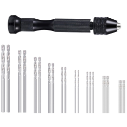 Socoje 36 Pieces Hand Drill Set Include Pin Vise Hand Drill Mini Drills and 0.5-3.0mm  Drills and 0.3-1.2mm PCB Drill for Craft Carving DIY Socoje 36 Pieces Hand Drill Set Include Pin Vise Hand Drill Mini Drills and 0.5-3.0mm  Drills and 0.3-1.2mm PCB Drill for Craft Carving DIY