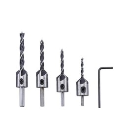 Countersink Drill Bit Set Chamfer Drill 4pcs 3mm-6mm   Countersink Drill Bit Set Chamfer Drill 4pcs 3mm-6mm