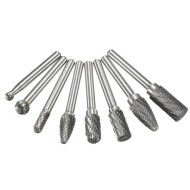Carbide Rotary Burr Set 1/4 Inch Shank File Power Tool 8pcs  Carbide Rotary Burr Set 1/4 Inch Shank File Power Tool 8pcs