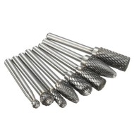 Carbide Rotary Burr Set 1/4 Inch Shank File Power Tool 8pcs  Carbide Rotary Burr Set 1/4 Inch Shank File Power Tool 8pcs
