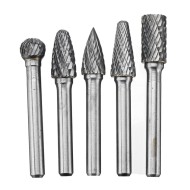 6mm Shank Tungsten Carbide Burr Rotary Cutter file Set Engraving Tool 5pcs  6mm Shank Tungsten Carbide Burr Rotary Cutter file Set Engraving Tool 5pcs