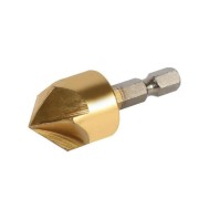 Hex Shank 5-blade Countersink Drill Bits Chamfering Knife Woodworking Hole Saw Kit Tool Hex Shank 5-blade Countersink Drill Bits Chamfering Knife Woodworking Hole Saw Kit Tool