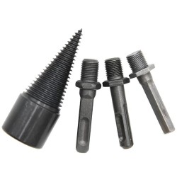 Black Handle Firewood Drill Bit Hand Electric Drill Electric Hammer Machine 32mm  4PCS Black Handle Firewood Drill Bit Hand Electric Drill Electric Hammer Machine 32mm  4PCS